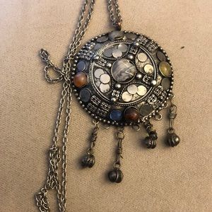 Hand made metal necklace